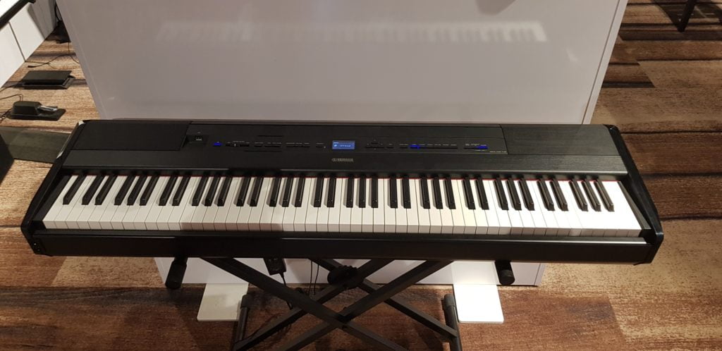 In comparison to the Yamaha P125, the P515 feels more like an acoustic piano