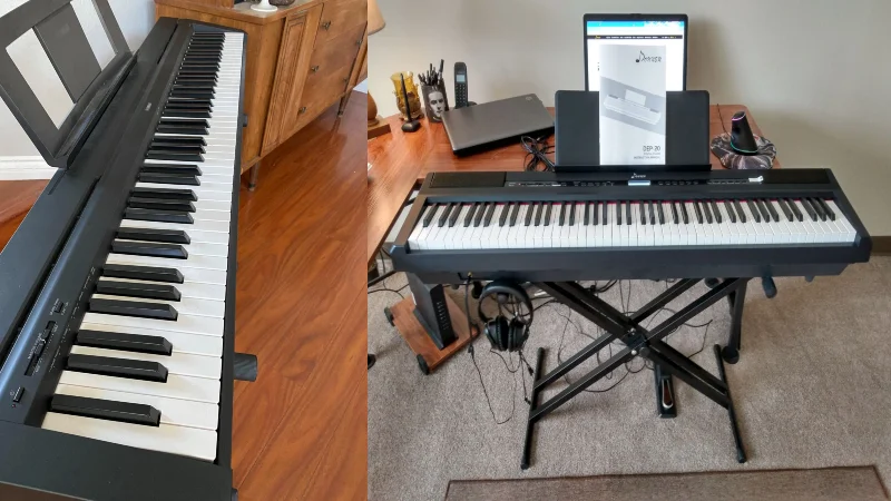 There was barely a difference when it comes to the feel and playability