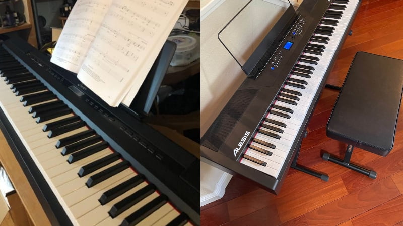 Donner DEP-20 vs Alesis Recital Pro Comparison: Two Great Pianos Designed for Beginners