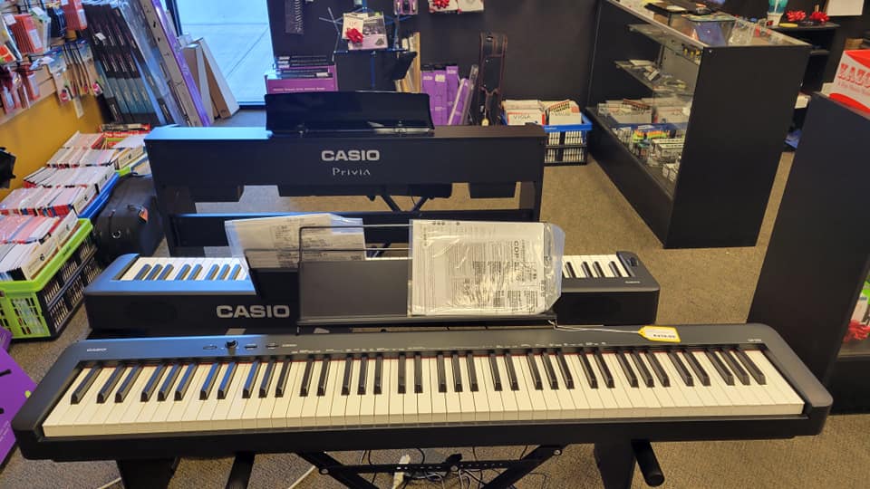The Casio CDP-S150 has one of the thinnest profiles and smallest carbon footprints among digital pianos
