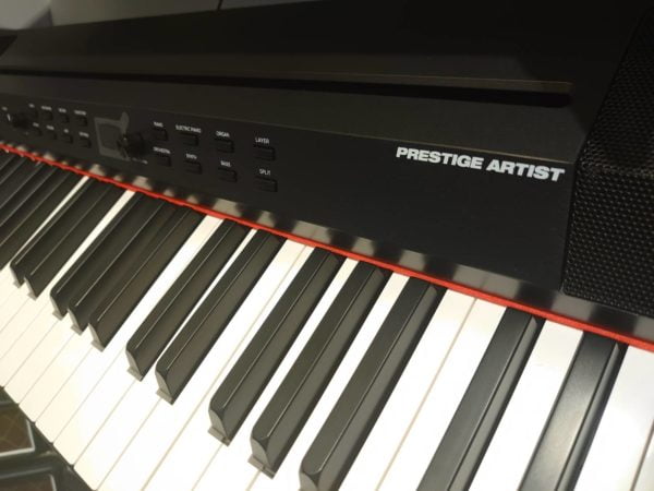 The Alesis Prestige Artist comes with an OLED display
