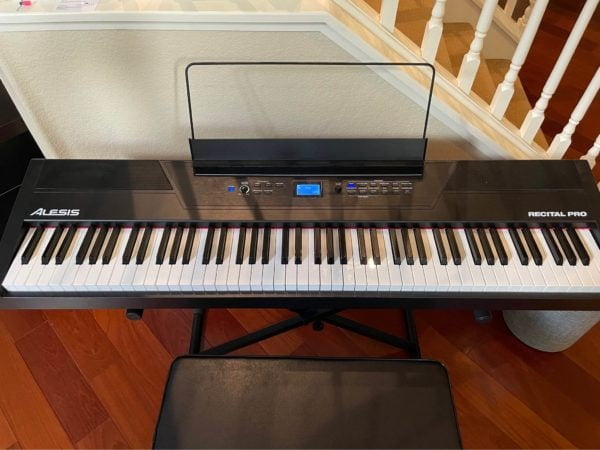 The Alesis Recital Pro came out the winner in term of piano feature