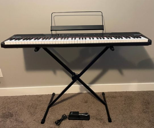 Alesis Recital has a beautiful and sophisticated design