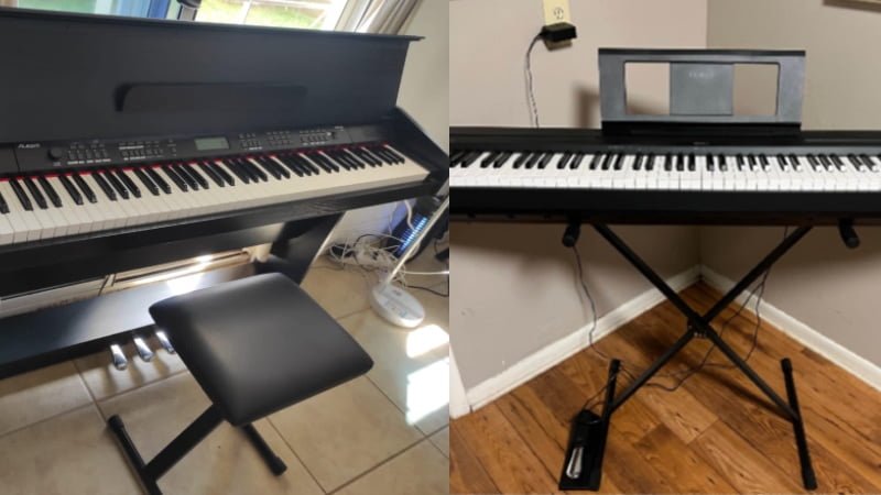 Alesis Virtue Vs Yamaha P71: Can The Alesis Console Piano Beat Out The Amazon Exclusive?
