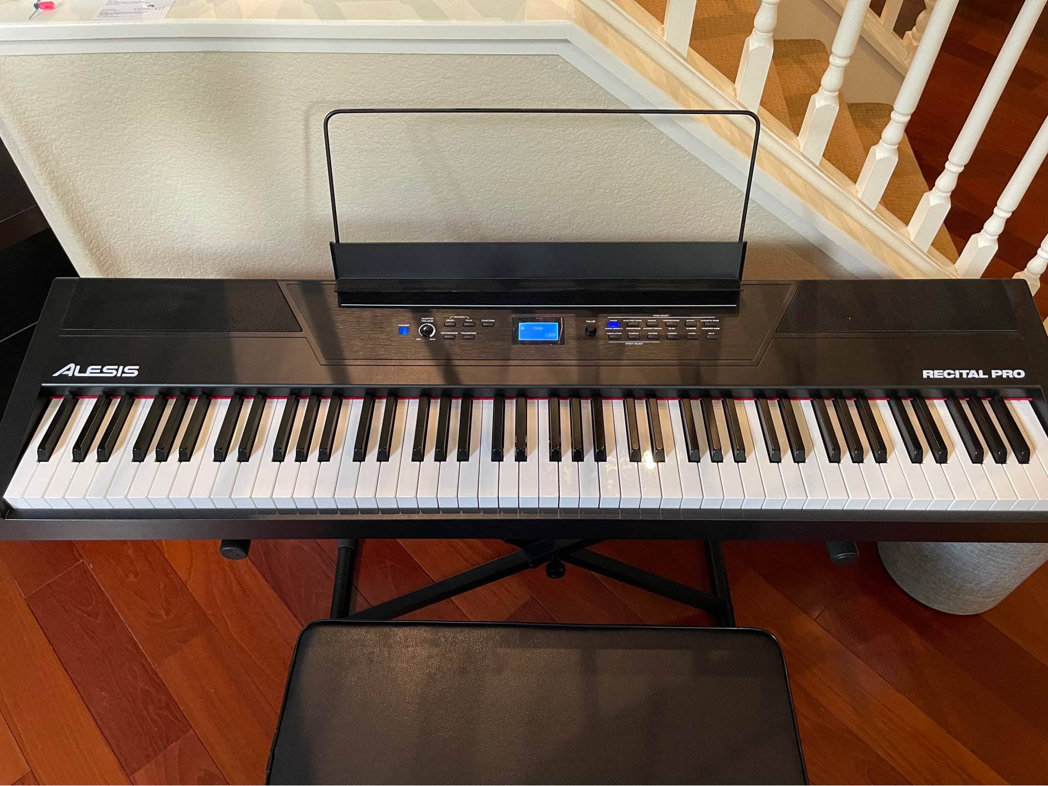 The Alesis Recital Pro features richer and brighter tones