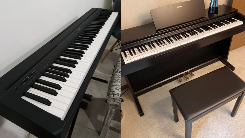 Yamaha P45 vs YDP 103: Should You Get a Portable or Console Digital Piano?