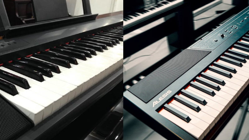 Alesis Recital vs Yamaha NP12: Hammer Action