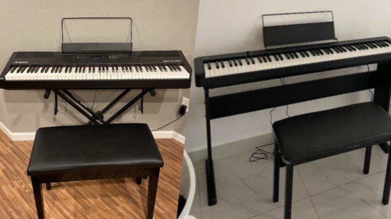 Alesis Recital Pro vs Casio CDP-S150 Comparison: Which Is The Best Portable Digital Piano?