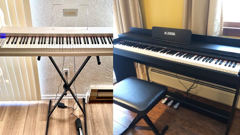 LAGRIMA LAG-800 vs LAGRIMA LAG-600: A Battle of Budget Console Digital Pianos?